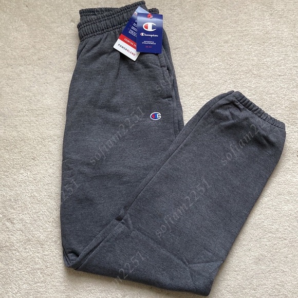 🌟NEW!🌟Champion POWERBLEND Fleece Relaxed Bottom Sweatpants, 32" BNWT! - Picture 7 of 14